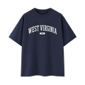 Collection 4 West Virginia Essential Cotton T-Shirt - Navy Blue front