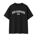 Collection 4 New Hampshire Essential Cotton T-Shirt - Black front