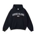 Collection 4 Rhode Island Oversize Fleeced Hoodie - Black front