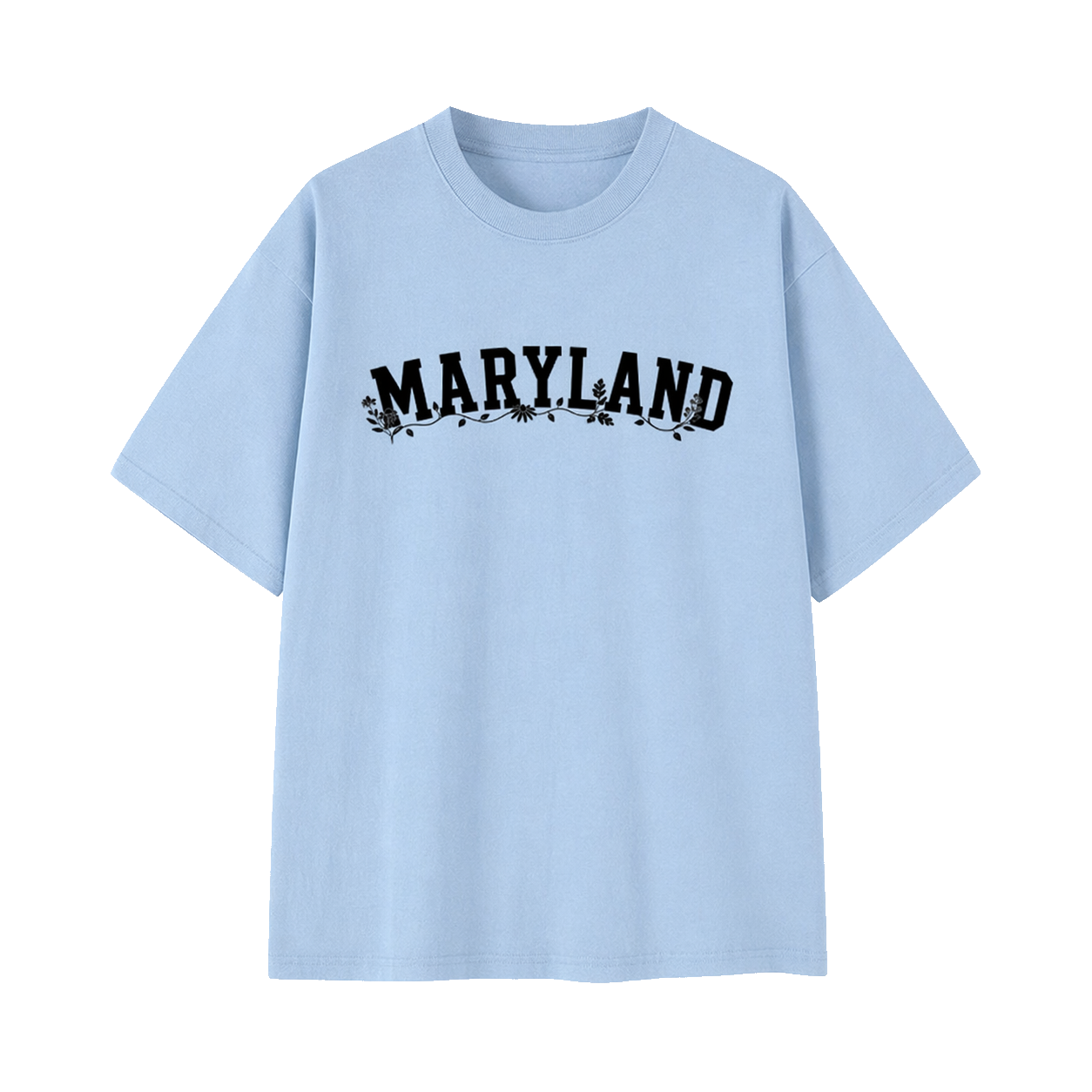 Collection 10 Maryland Essential Cotton T-Shirt - Light Blue front