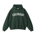 Collection 10 Colorado Oversize Fleeced Hoodie - Eden Green front