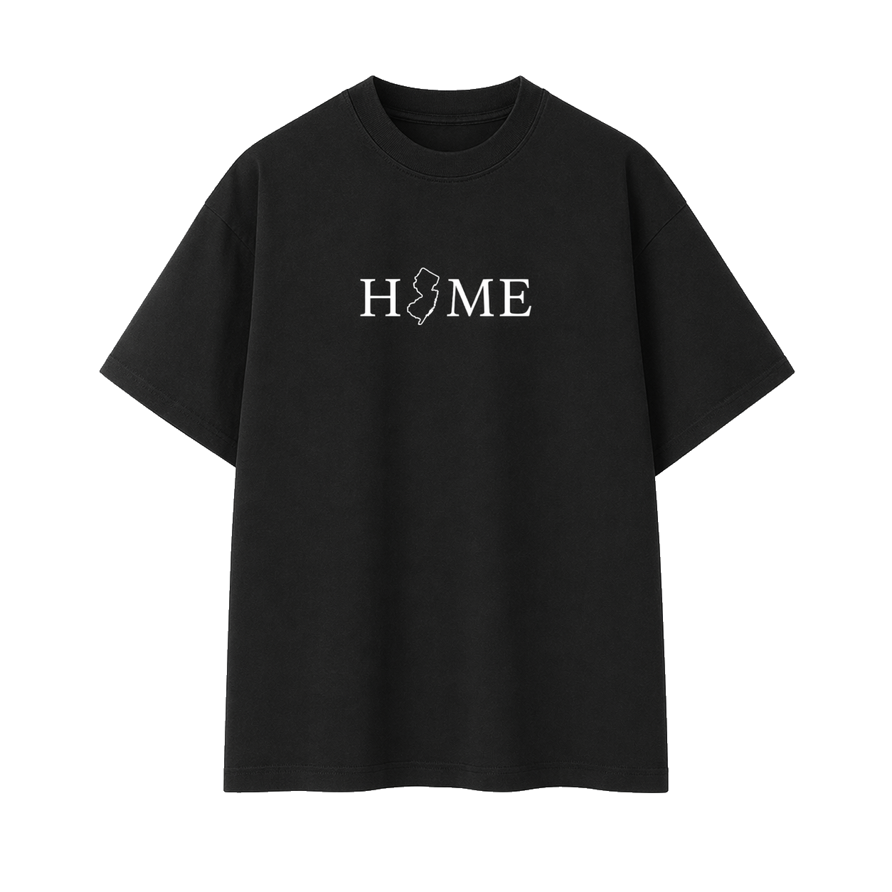Collection 5 New Jersey Essential Cotton T-Shirt - Black front