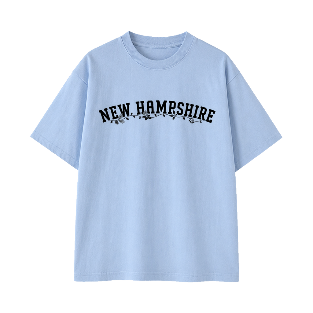 Collection 10 New Hampshire Essential Cotton T-Shirt - Light Blue front