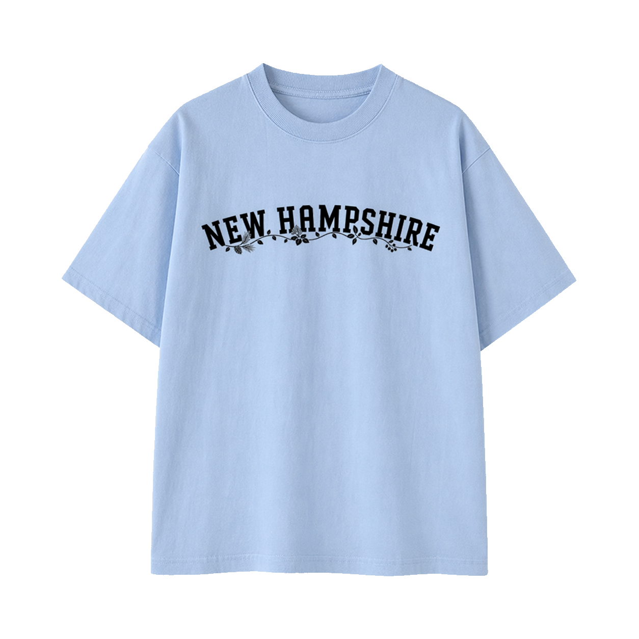 Collection 10 New Hampshire Essential Cotton T-Shirt - Light Blue front