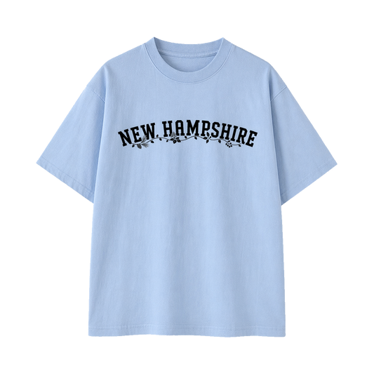 Collection 10 New Hampshire Essential Cotton T-Shirt - Light Blue front