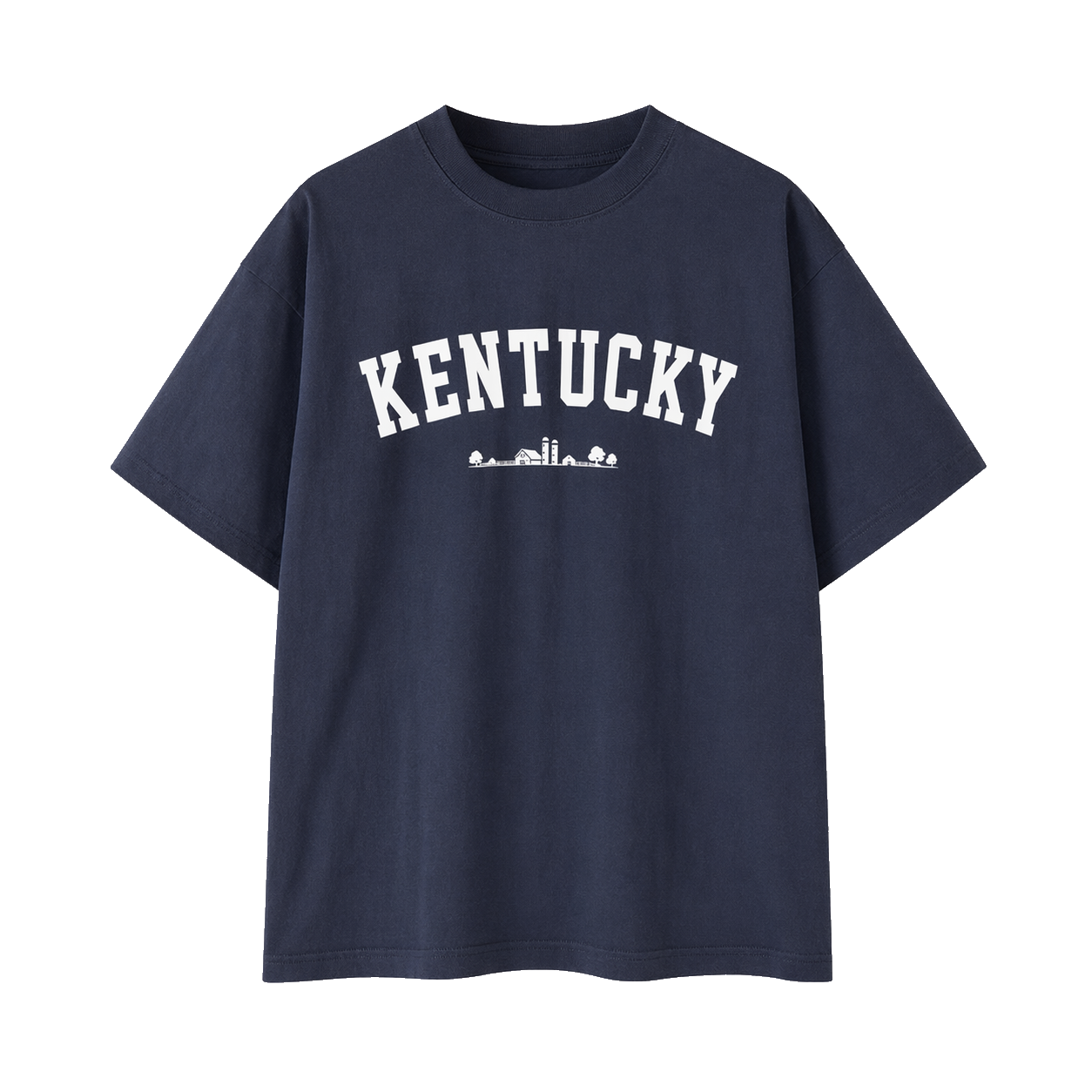 Collection 9 Kentucky Essential Cotton T-Shirt - Navy Blue front
