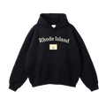 Collection 6 Rhode Island Oversize Fleeced Hoodie - Black front
