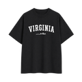 Collection 9 Virginia Essential Cotton T-Shirt - Black front