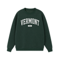 Collection 4 Vermont Essential Heavyweight Crewneck Sweatshirt - Dark Green front