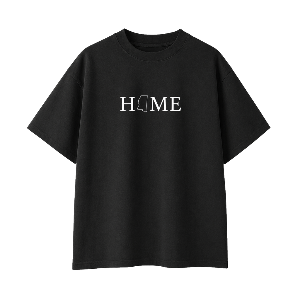 Collection 5 Mississippi Essential Cotton T-Shirt - Black front