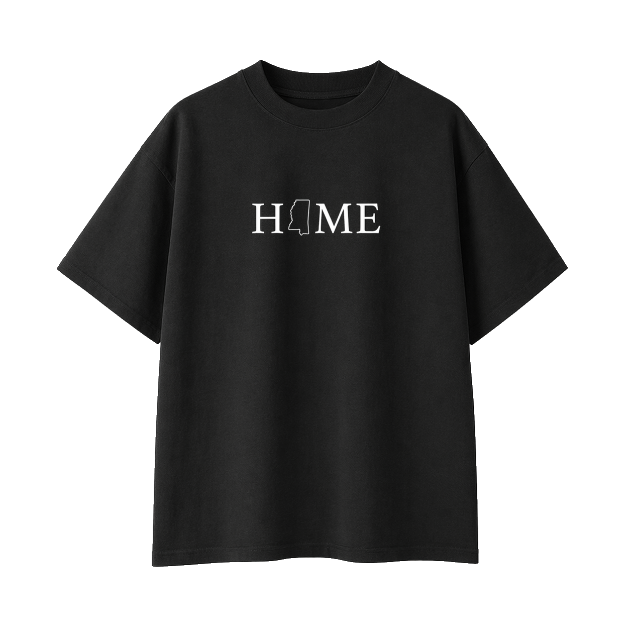 Collection 5 Mississippi Essential Cotton T-Shirt - Black front