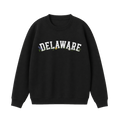 Collection 10 Delaware Essential Heavyweight Crewneck Sweatshirt - Black front