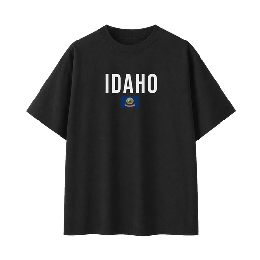 Collection 7 Idaho Essential Cotton T-Shirt - Black front