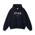Collection 6 Utah Oversize Fleeced Hoodie - Black front