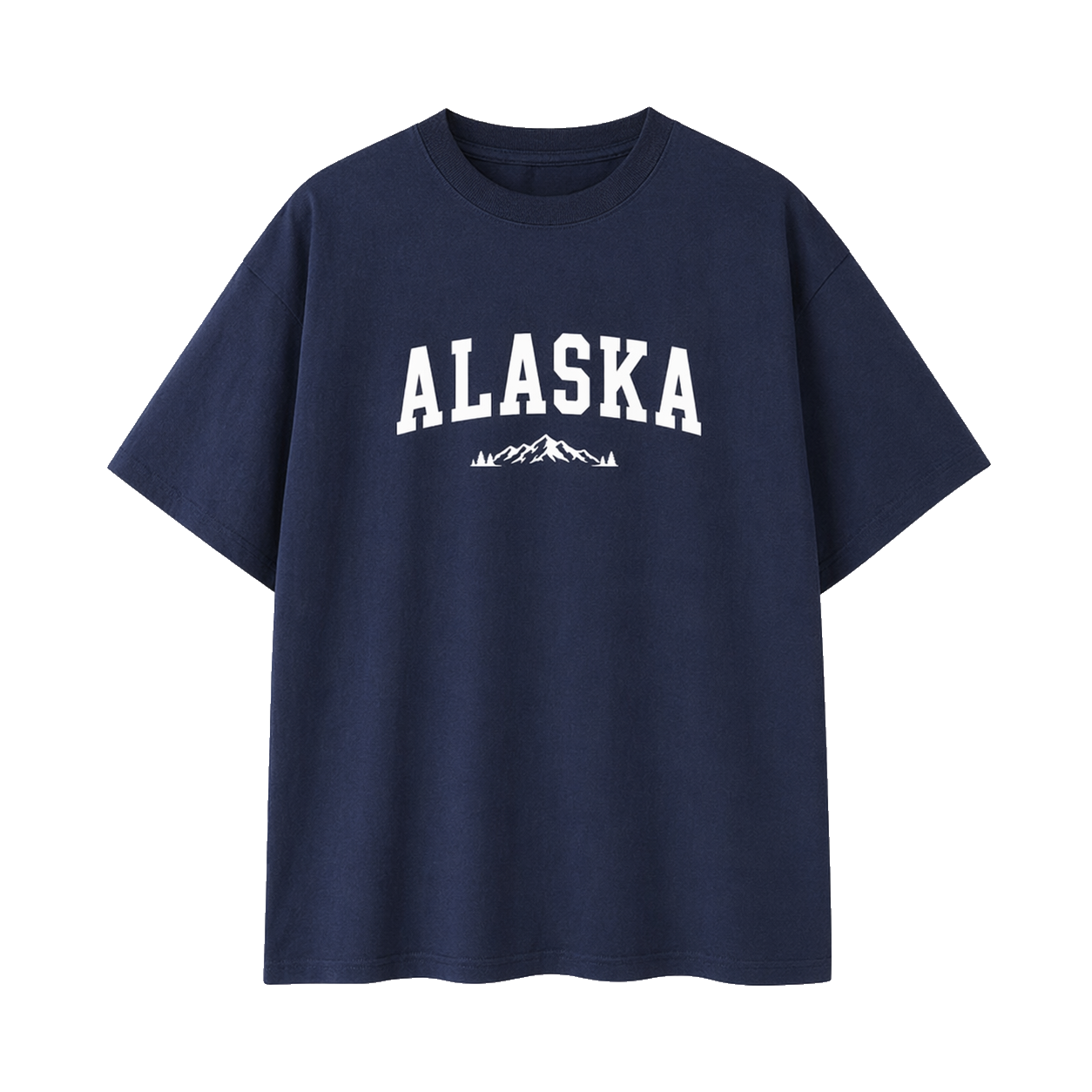 Collection 9 Alaska Essential Cotton T-Shirt - Navy Blue front