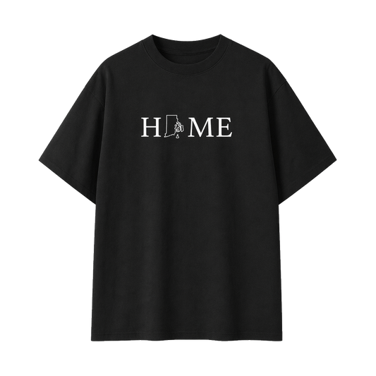Collection 5 Rhode Island Essential Cotton T-Shirt - Black front