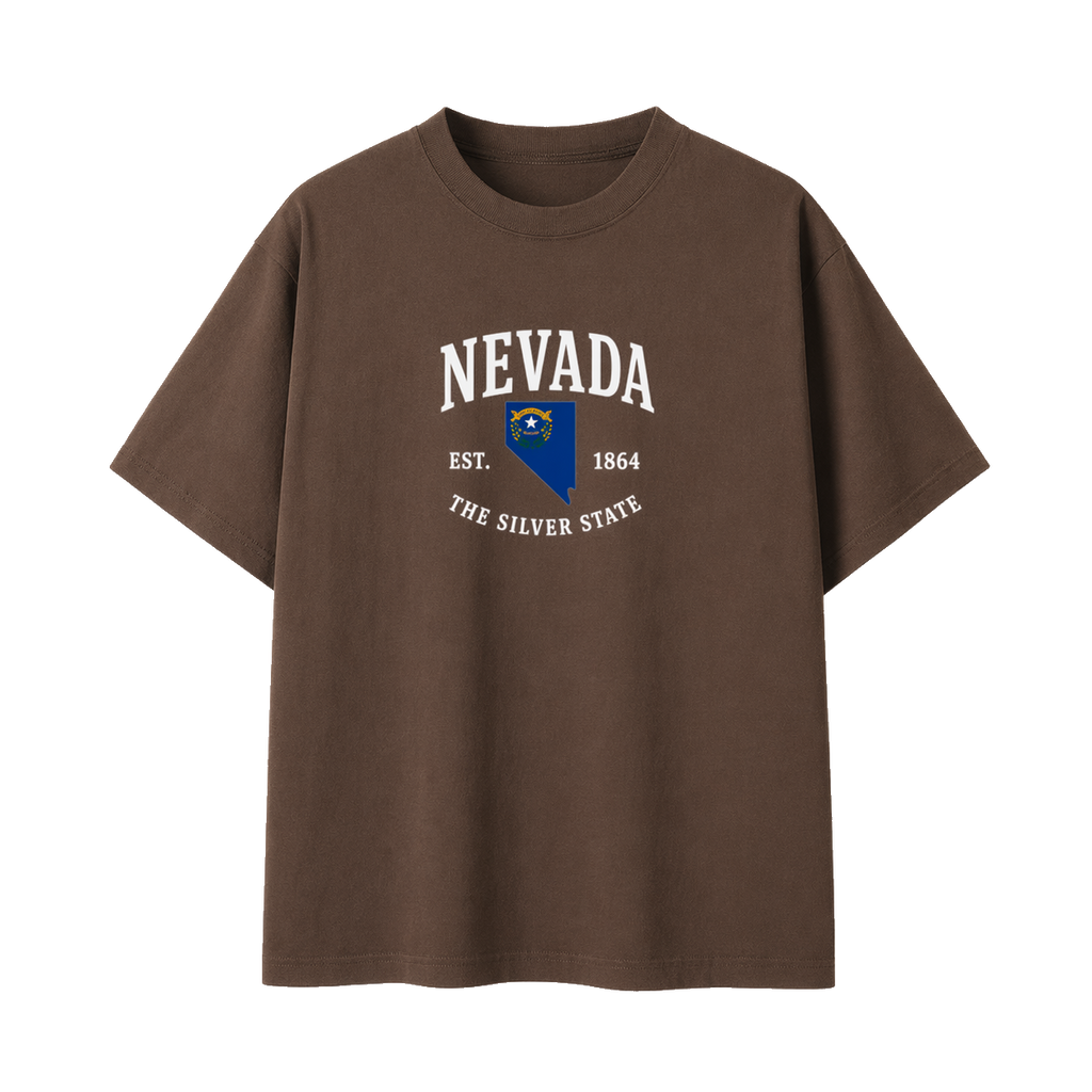 Collection 8 Nevada Essential Cotton T-Shirt - Coffee front
