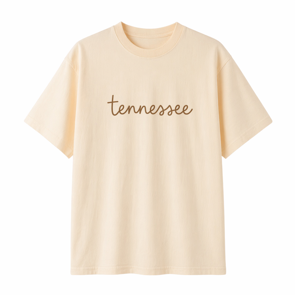 Collection 3 Tennessee Essential Cotton T-Shirt - Apricot front