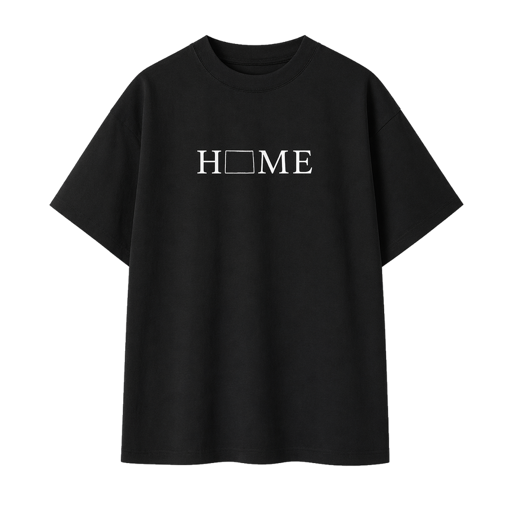 Collection 5 Wyoming Essential Cotton T-Shirt - Black front