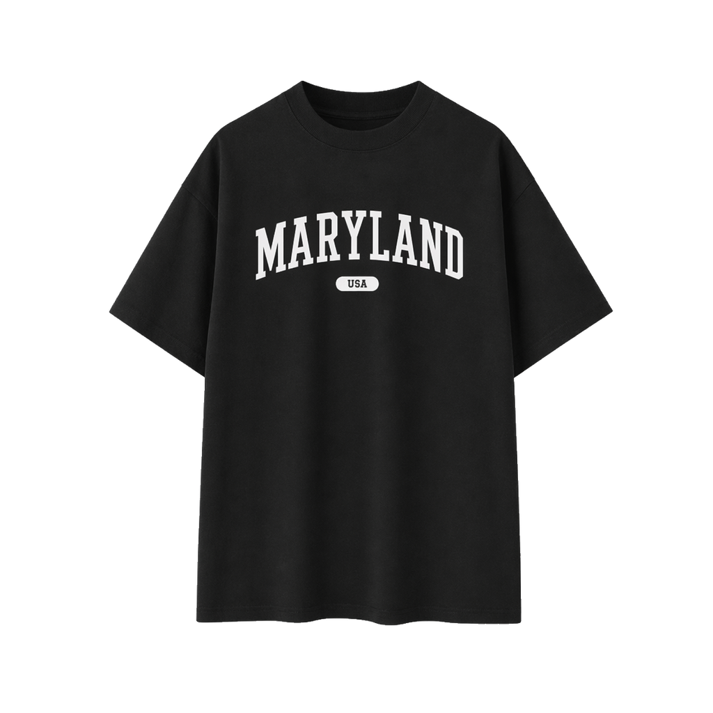 Collection 4 Maryland Essential Cotton T-Shirt - Black front