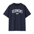 Collection 4 Vermont Essential Cotton T-Shirt - Navy Blue front