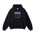 Collection 8 Nevada Oversize Fleeced Hoodie - Black front