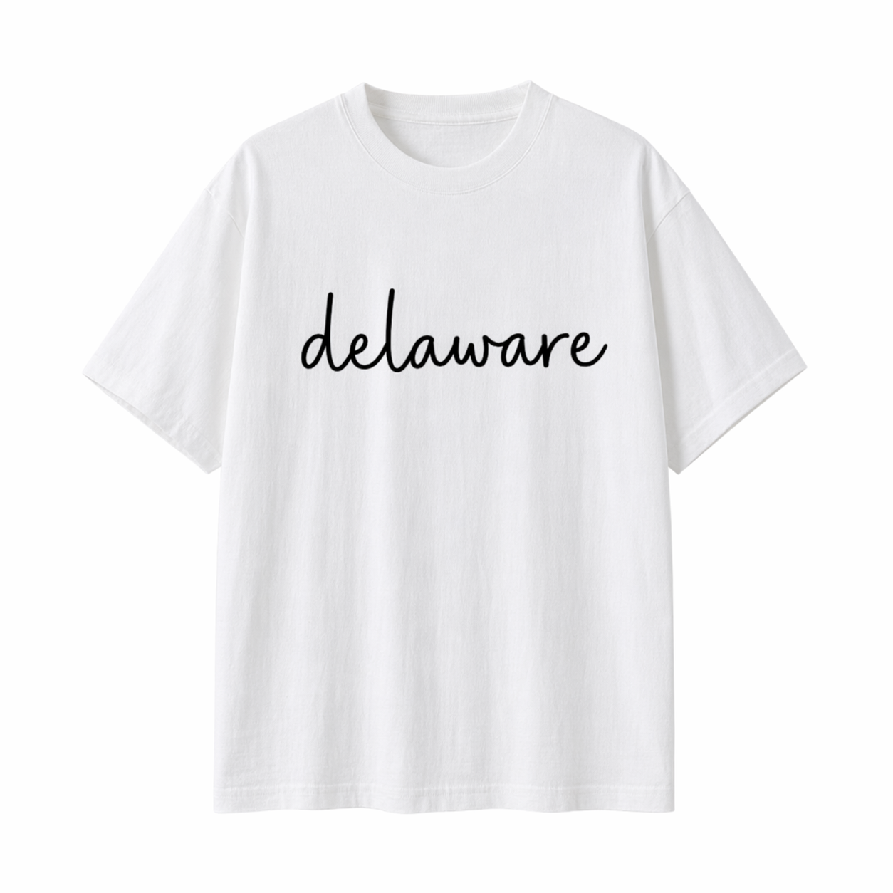 Collection 3 Delaware Essential Cotton T-Shirt - White front