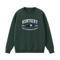 Collection 8 Kentucky Essential Heavyweight Crewneck Sweatshirt - Dark Green front