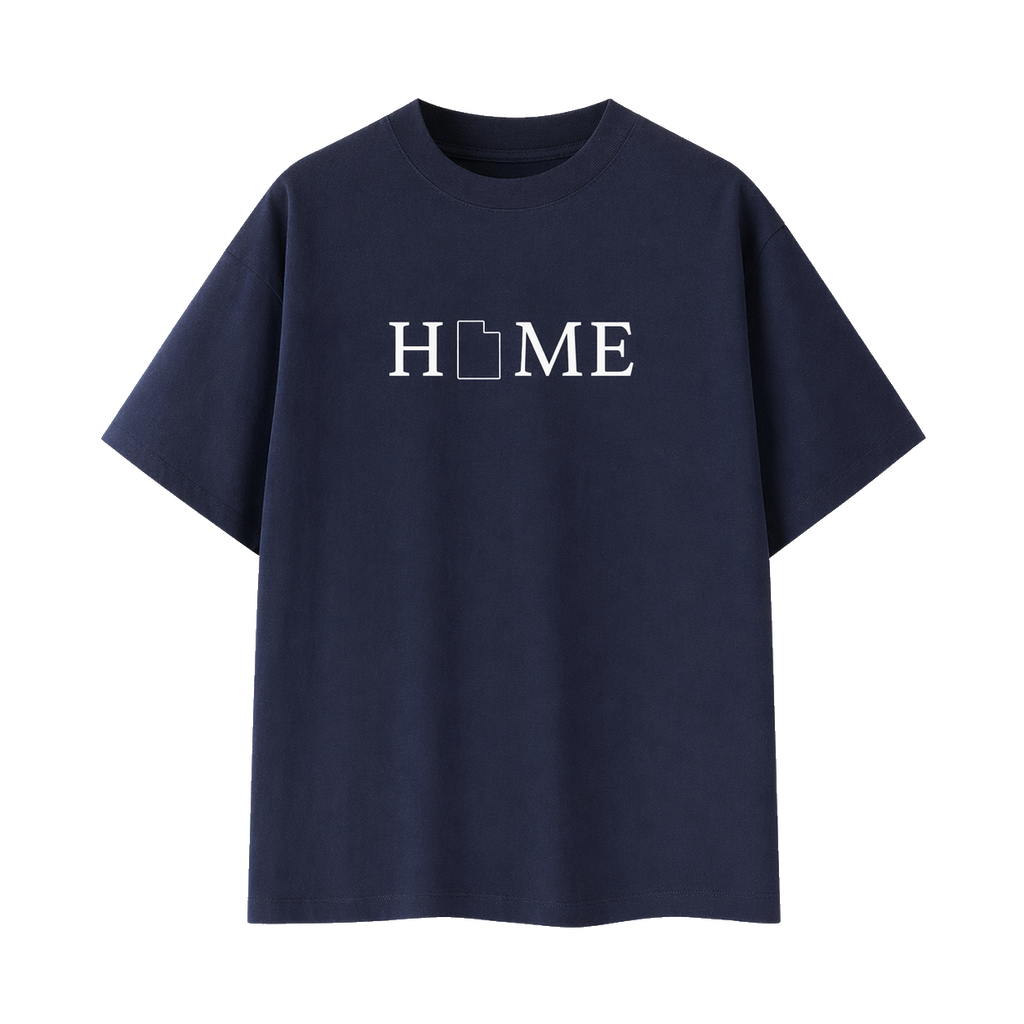 Collection 5 Utah Essential Cotton T-Shirt - Navy Blue front