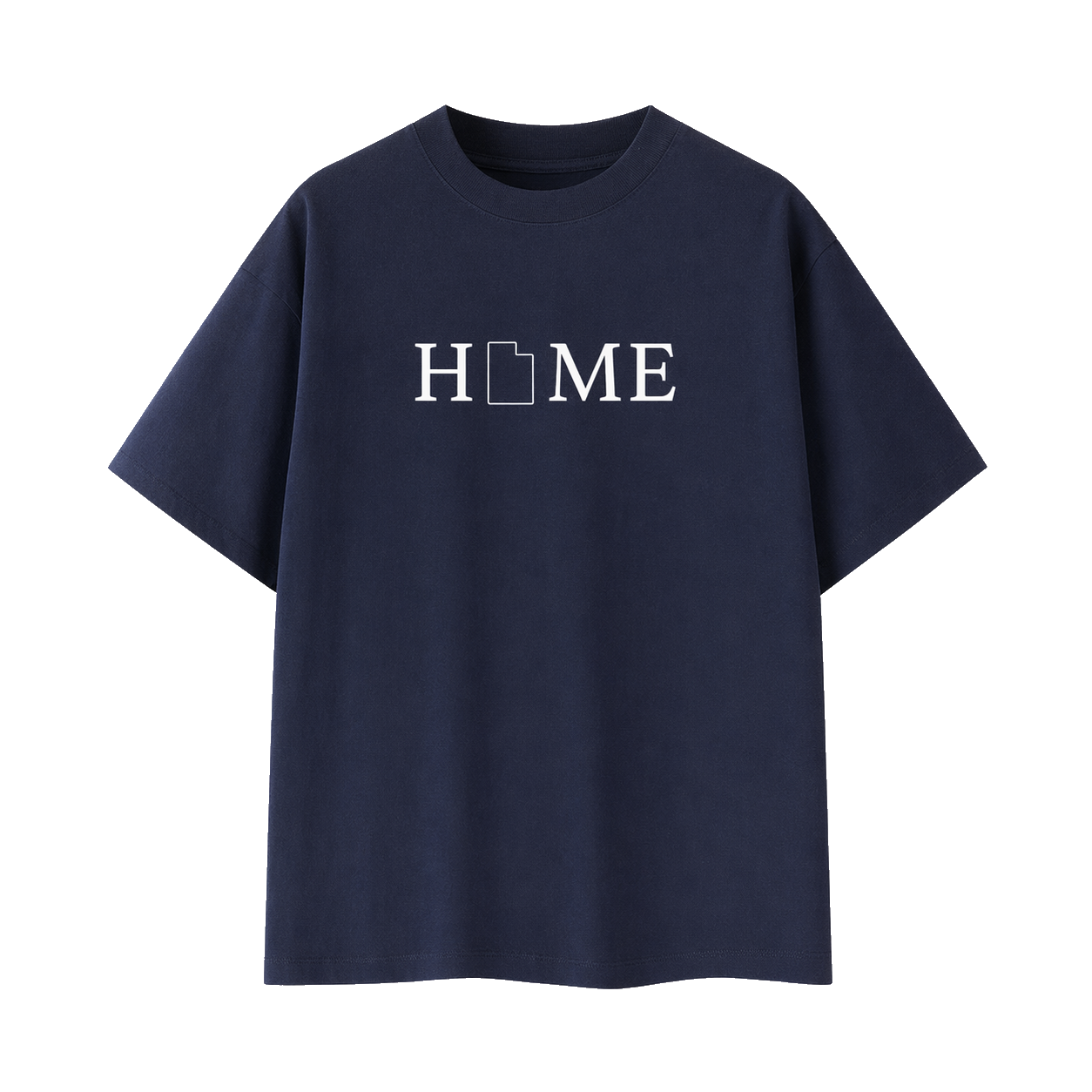 Collection 5 Utah Essential Cotton T-Shirt - Navy Blue front