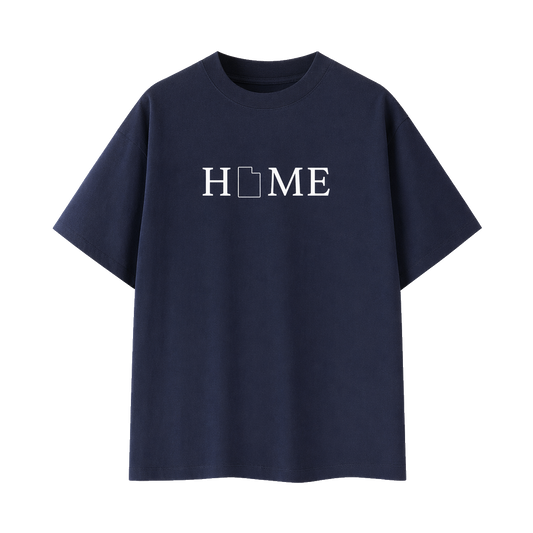 Collection 5 Utah Essential Cotton T-Shirt - Navy Blue front