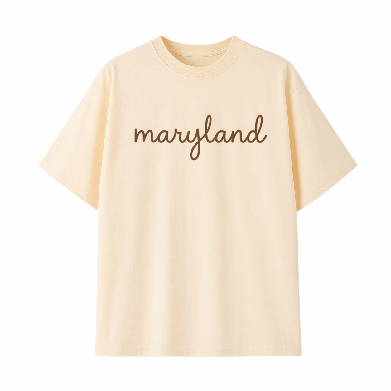 Collection 3 Maryland Essential Cotton T-Shirt - Apricot front