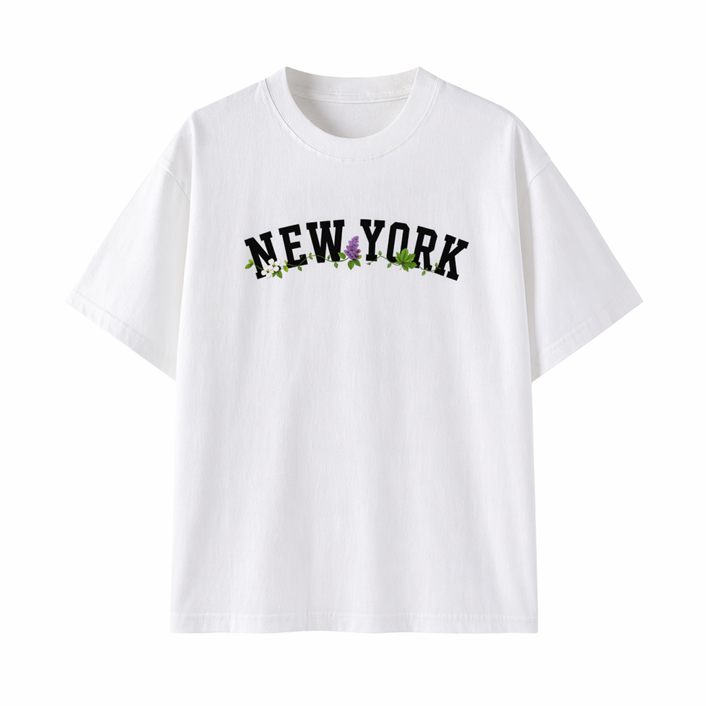 Collection 10 New York Essential Cotton T-Shirt - White front