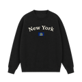 Collection 6 New York Essential Heavyweight Crewneck Sweatshirt - Black front