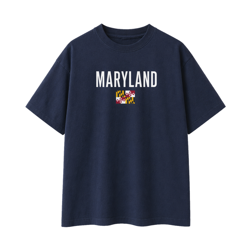 Collection 7 Maryland Essential Cotton T-Shirt - Navy Blue front
