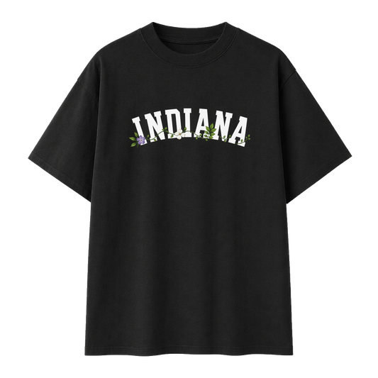 Collection 10 Indiana Essential Cotton T-Shirt - Black front