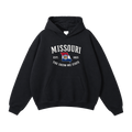 Collection 8 Missouri Oversize Fleeced Hoodie - Black front