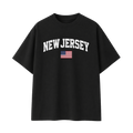Collection 2 New Jersey Essential Cotton T-Shirt - Black front