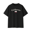 Collection 6 California Essential Cotton T-Shirt - Black front