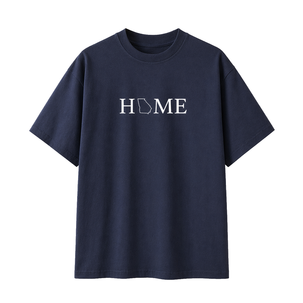 Collection 5 Georgia Essential Cotton T-Shirt - Navy Blue front