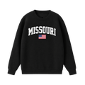 Collection 2 Missouri Essential Heavyweight Crewneck Sweatshirt - Black front