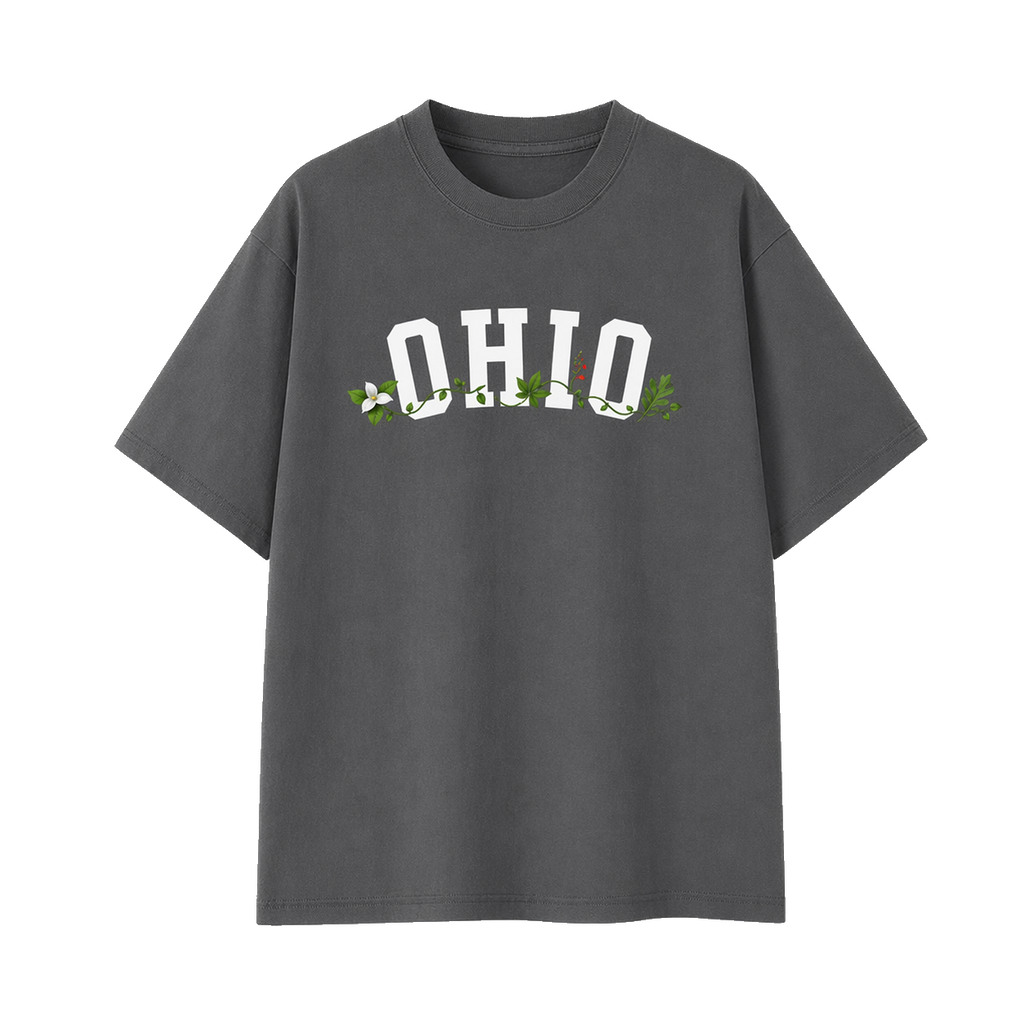 Collection 10 Ohio Essential Cotton T-Shirt - Dark Gray front