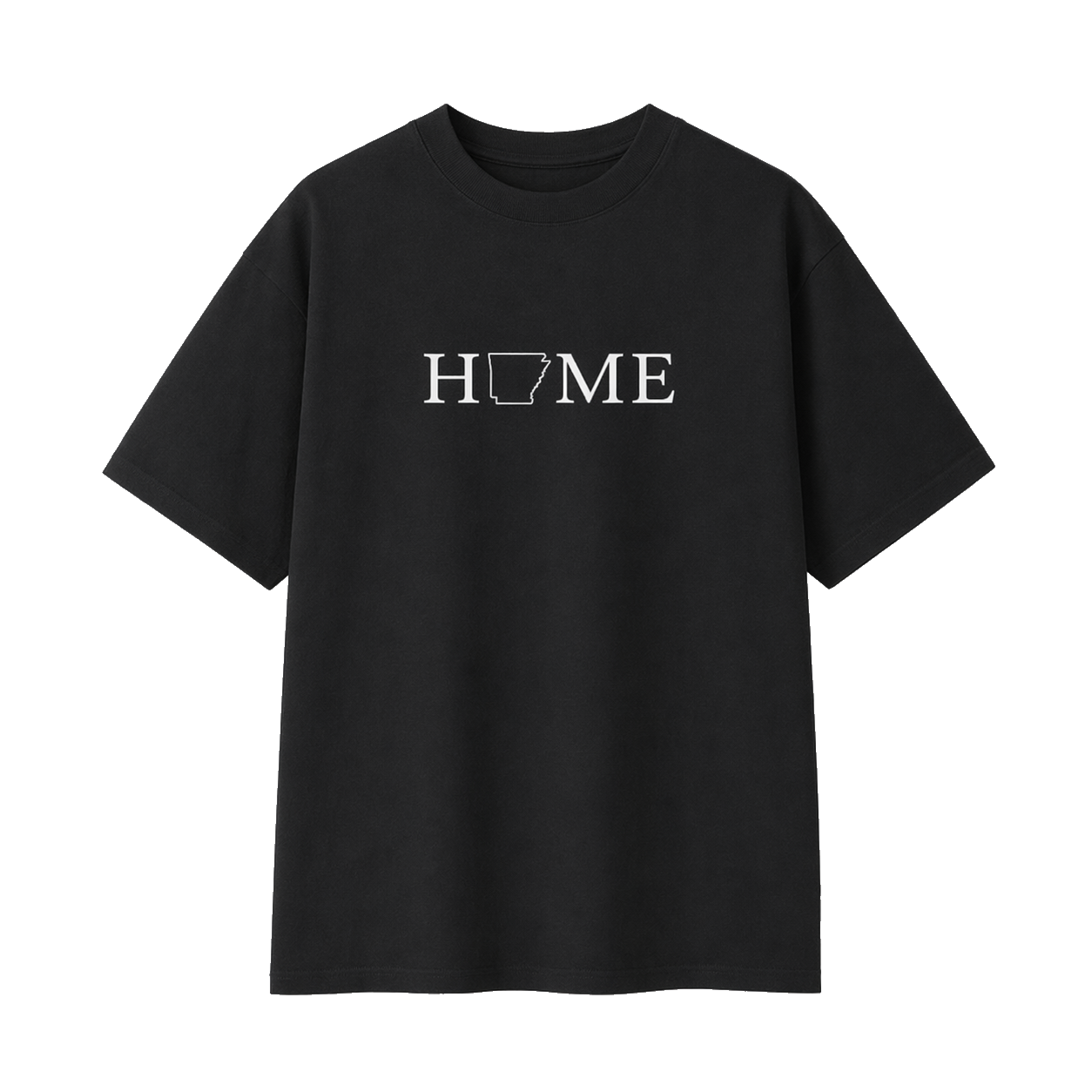 Collection 5 Arkansas Essential Cotton T-Shirt - Black front