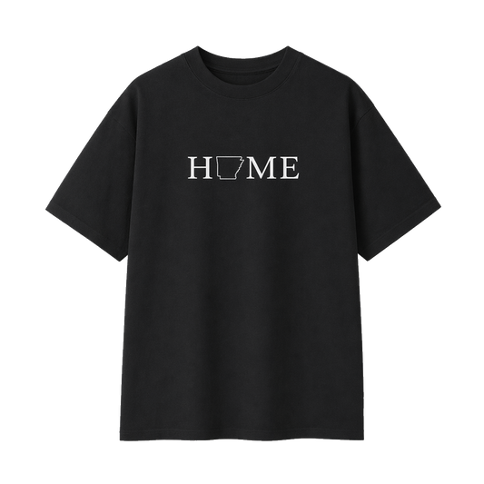Collection 5 Arkansas Essential Cotton T-Shirt - Black front
