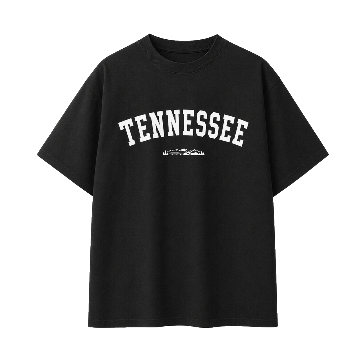 Collection 9 Tennessee Essential Cotton T-Shirt - Black front