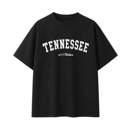 Collection 9 Tennessee Essential Cotton T-Shirt - Black front