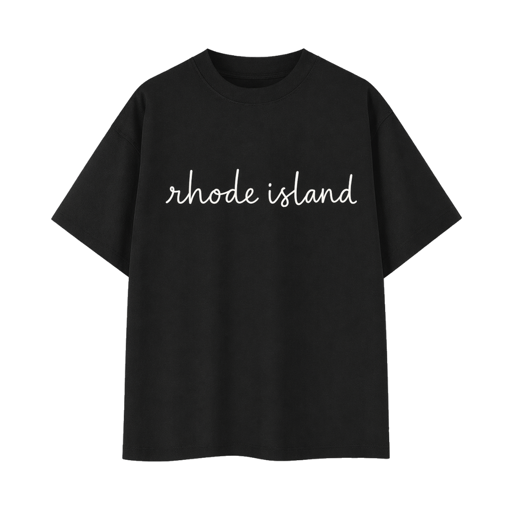Collection 3 Rhode Island Essential Cotton T-Shirt - Black front