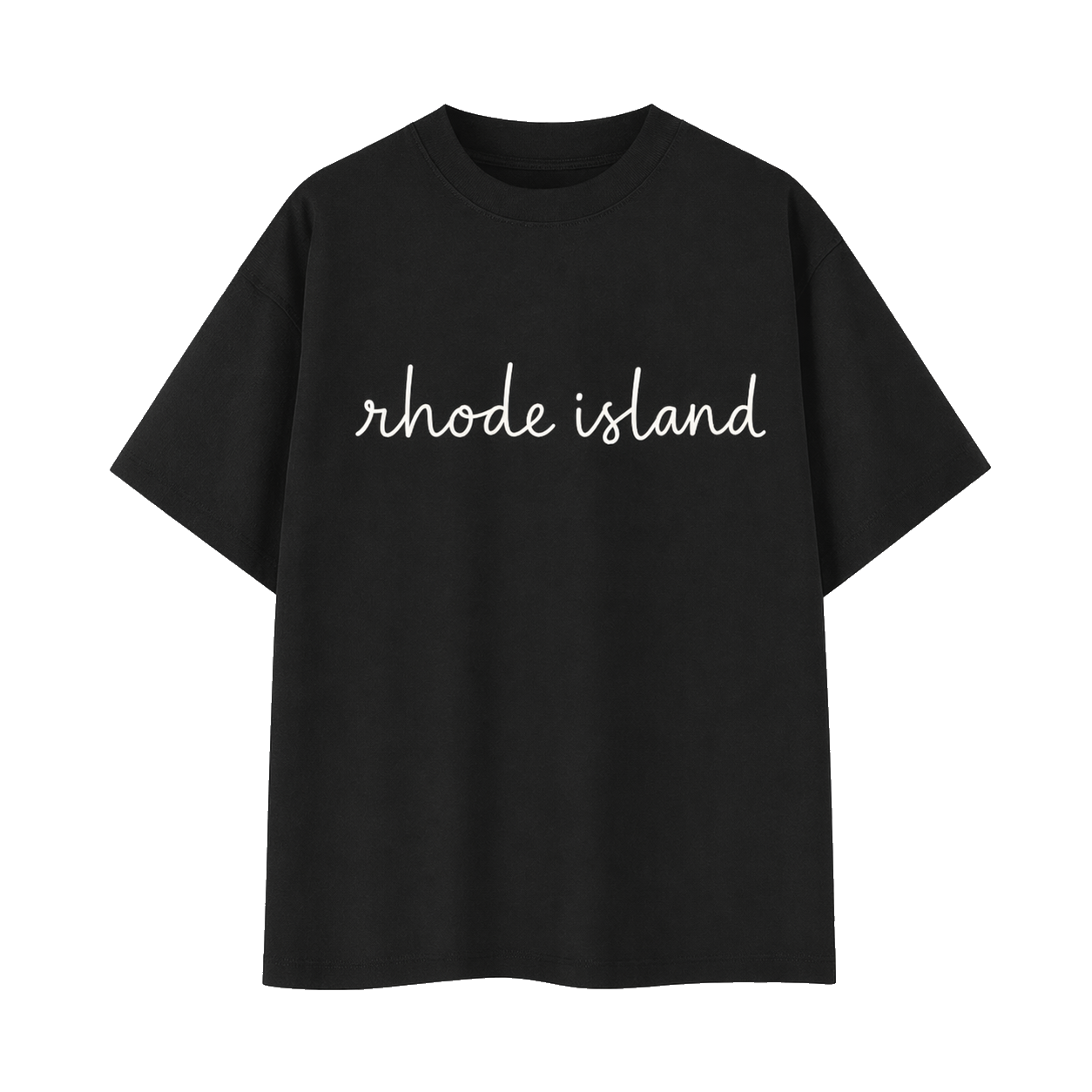 Collection 3 Rhode Island Essential Cotton T-Shirt - Black front