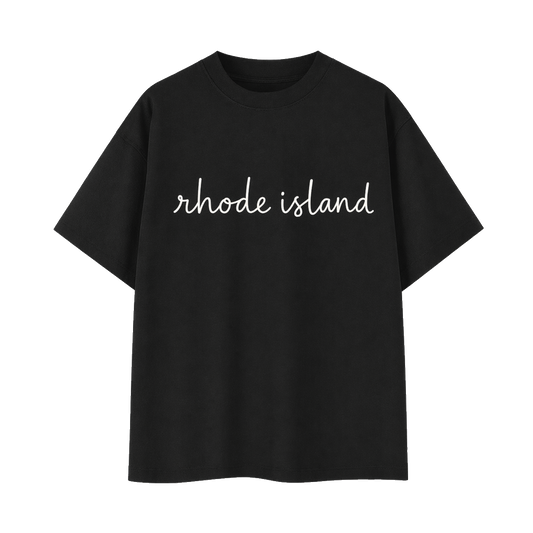 Collection 3 Rhode Island Essential Cotton T-Shirt - Black front