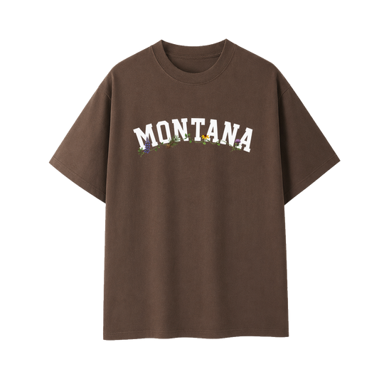 Collection 10 Montana Essential Cotton T-Shirt - Coffee front